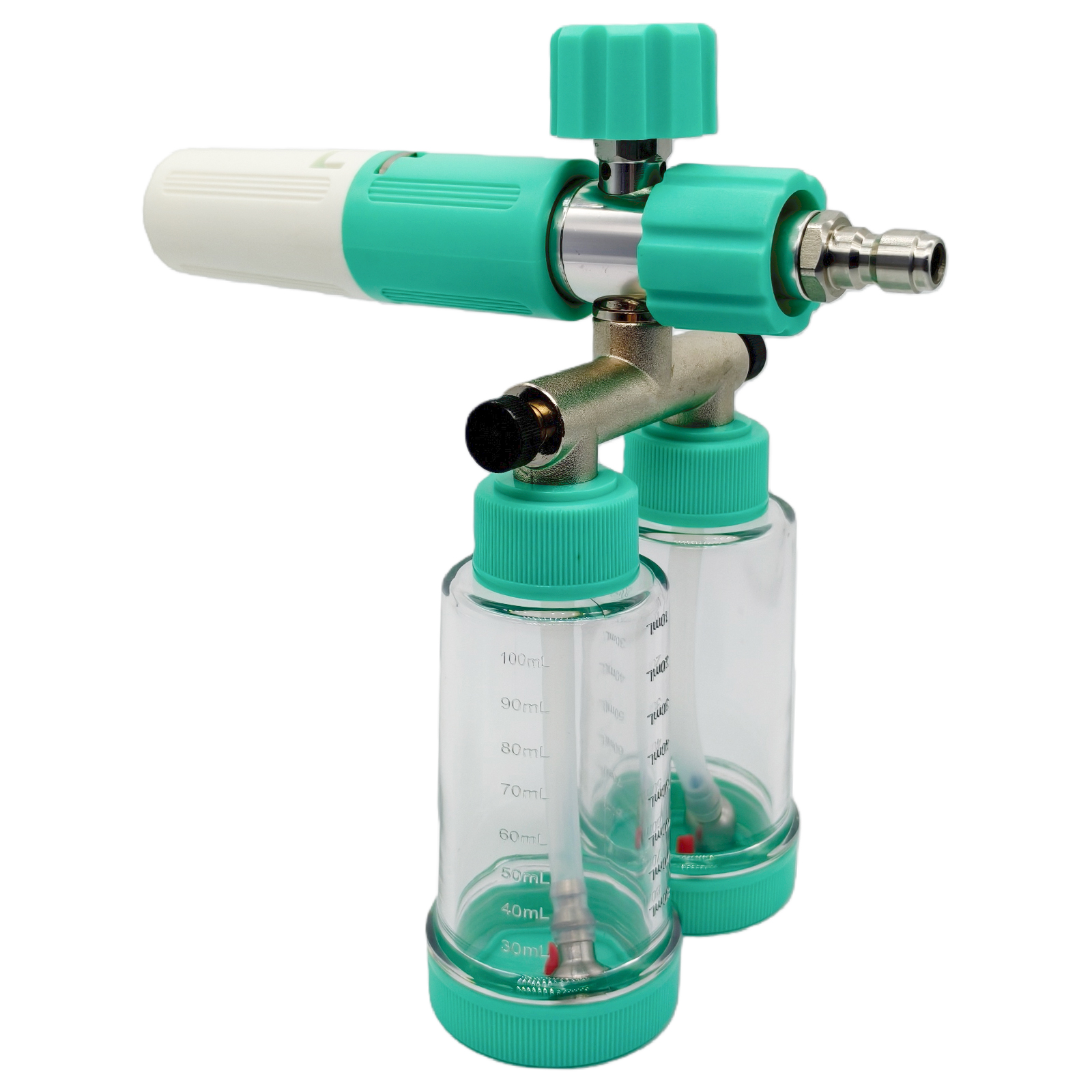 Pressure Washer Foam Gun - 100ML Dual-Kettle Foam Sprayer Snow Lance