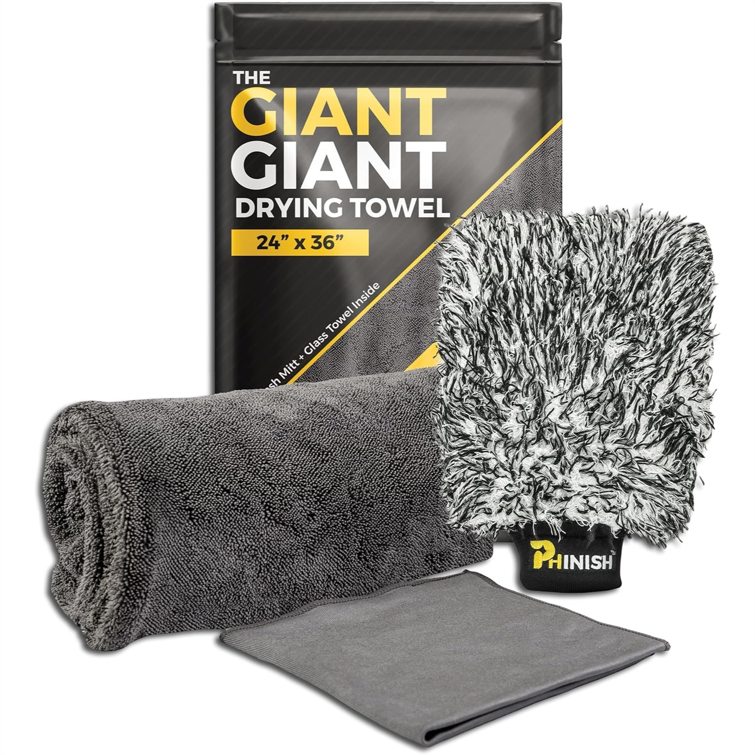 24x36 Car Drying Towel 1200 GS - Microfiber Towel Detailing ulasan dan harga