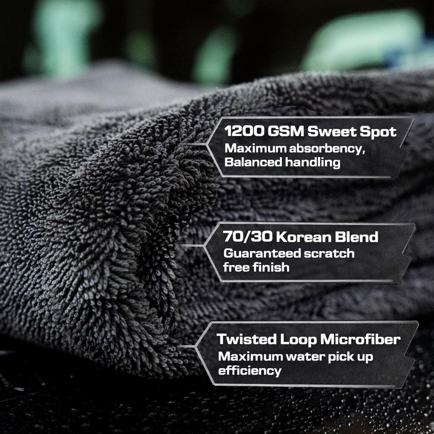 24x36 Car Drying Towel 1200 GS - Microfiber Towel Detailing ulasan dan harga