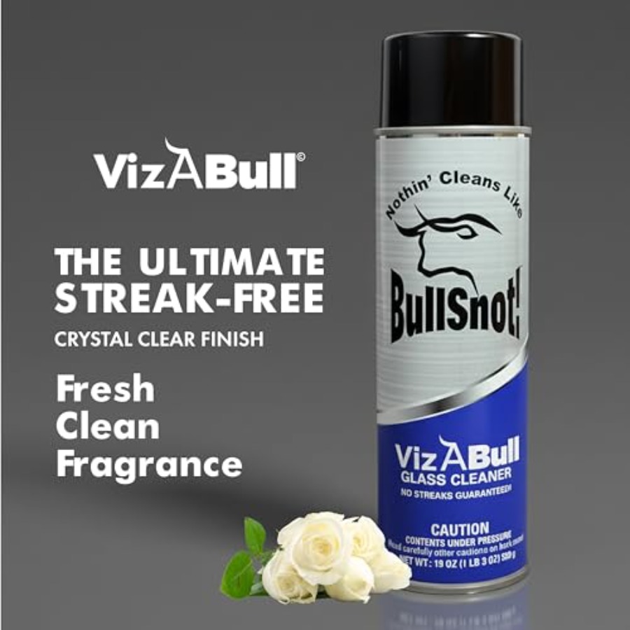 BullSnot VizABull Glass Cleane - Glass Cleaner Streak ulasan dan harga