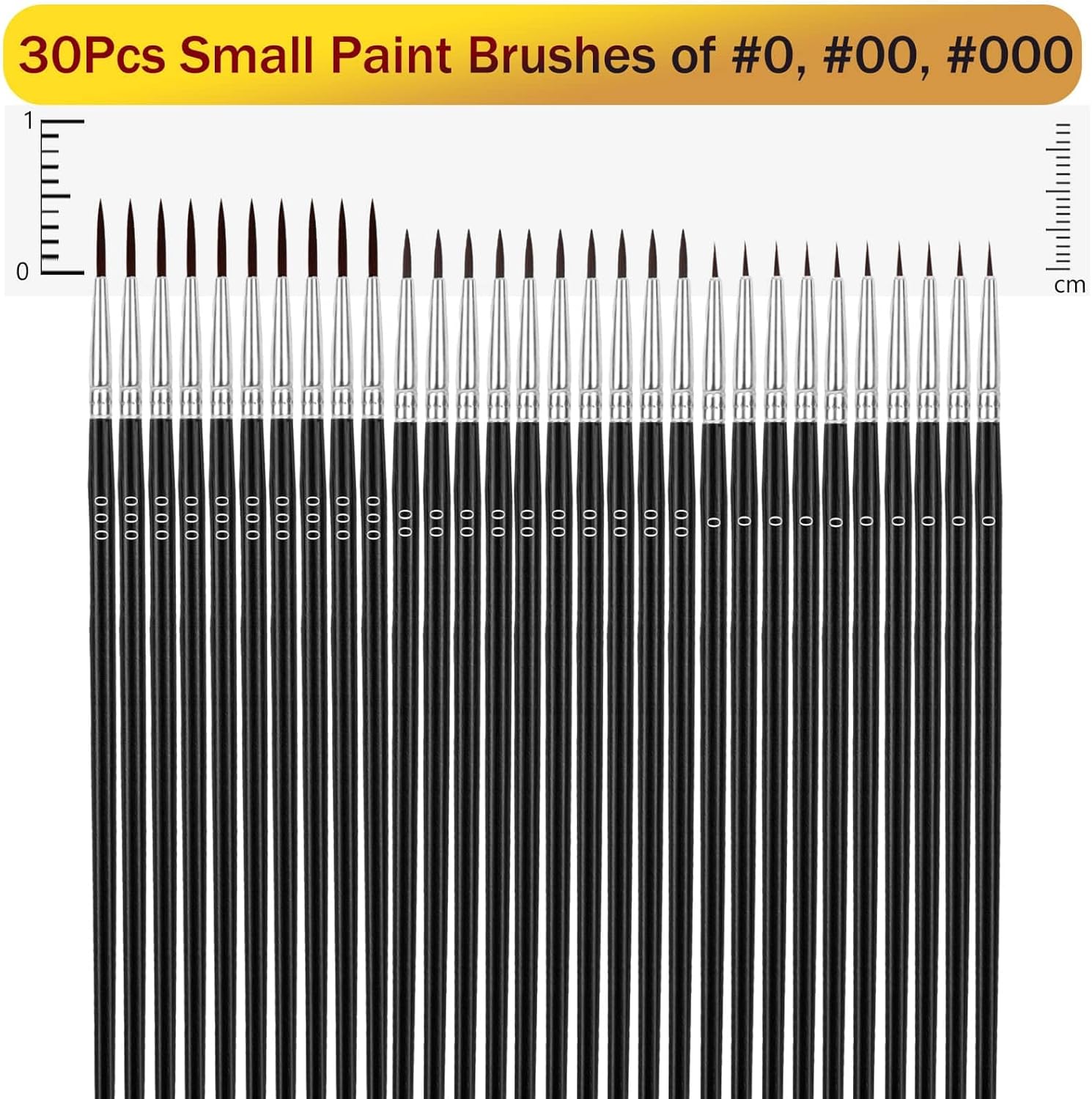 30 Pcs Fine Detail Paint Brush - Detailing Brush Set ulasan dan harga