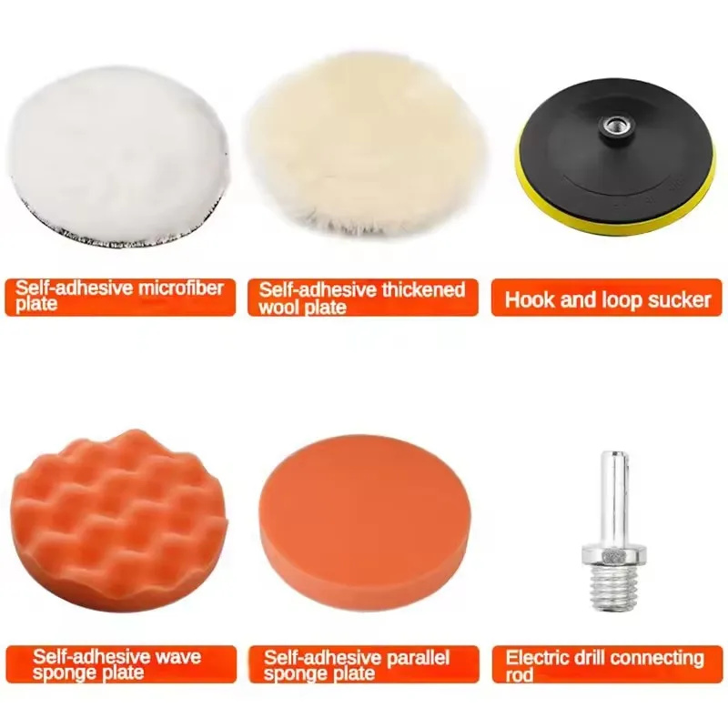 6pcs/8pcs/set Car Polishing Sp - Polish Pad Set Buffer ulasan dan harga