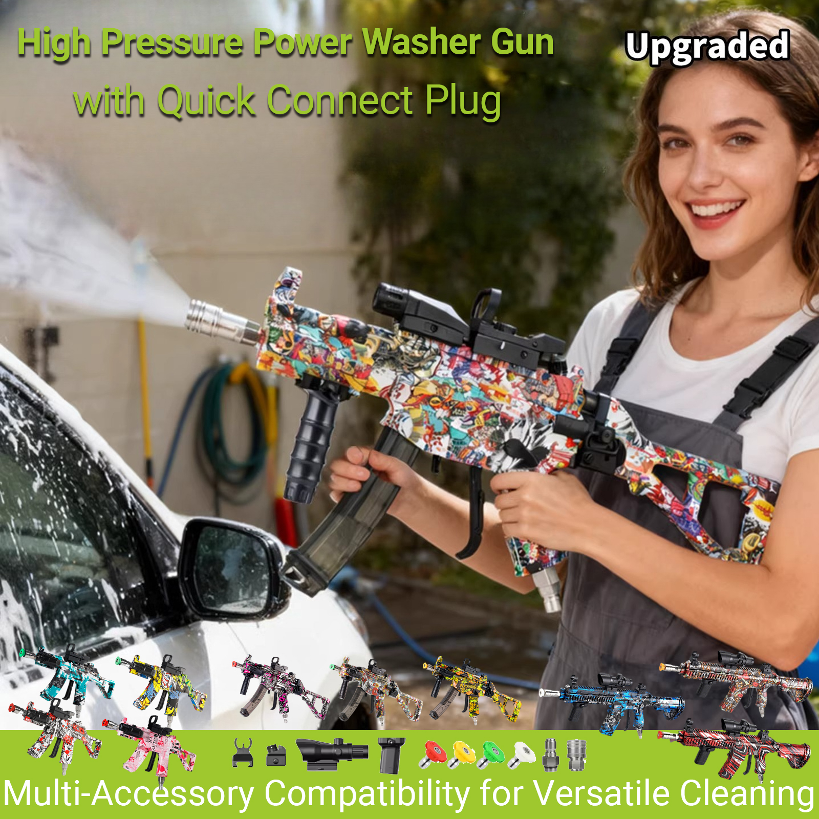 High Pressure Power Washer Gun - Foam Cannon Car Wash ulasan dan harga
