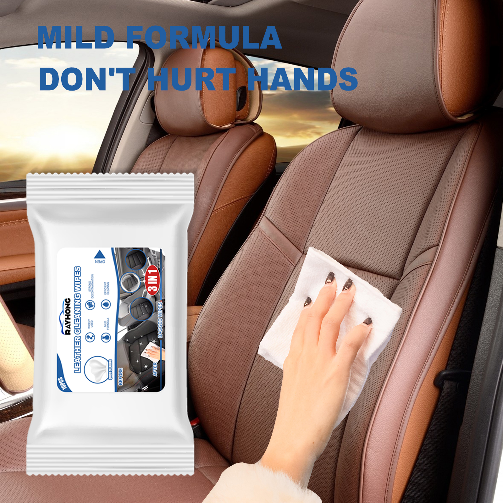 Rayhong Car Leather Cleaning W - Dirt Brush Interior ulasan dan harga
