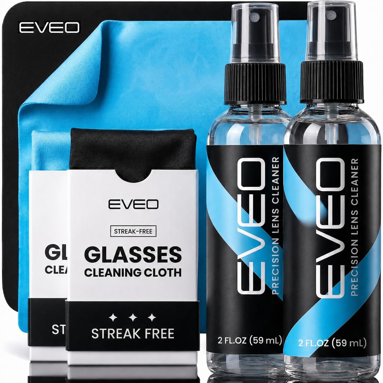 EVEO Glasses Cleaner Spray - E - Glass Cleaner Streak ulasan dan harga
