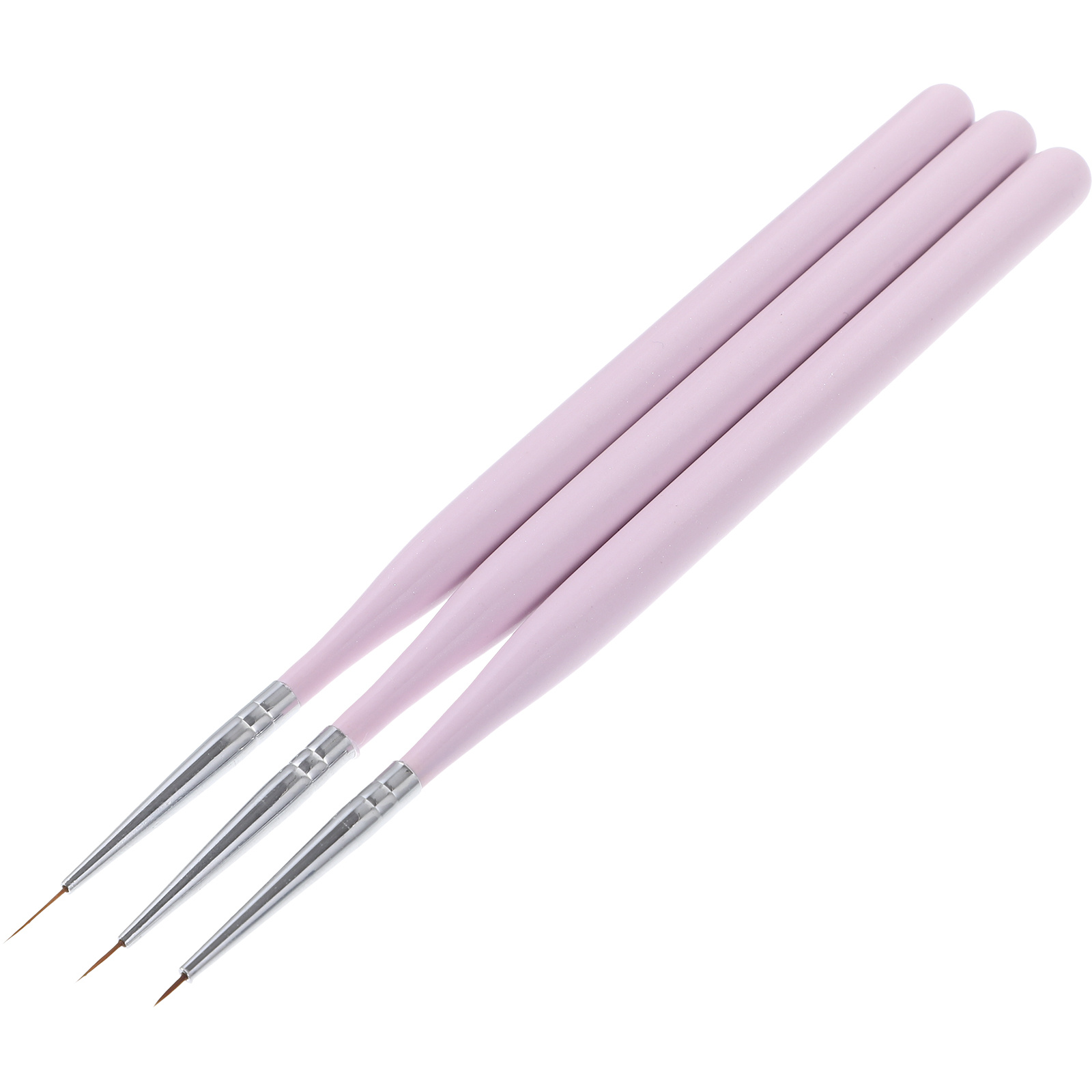 3Pcs Nail Art Brush Set Fine T - Detailing Brush Set ulasan dan harga