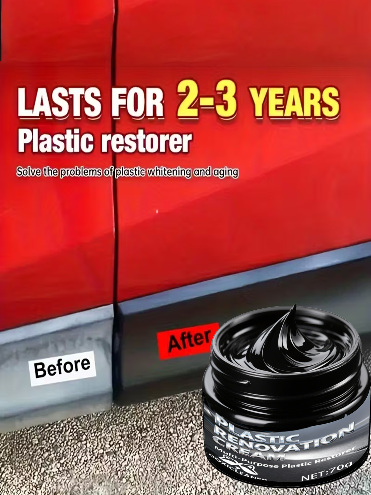 Tire Shine & Plastic Repair Pa - Trim Restorer Plastic ulasan dan harga