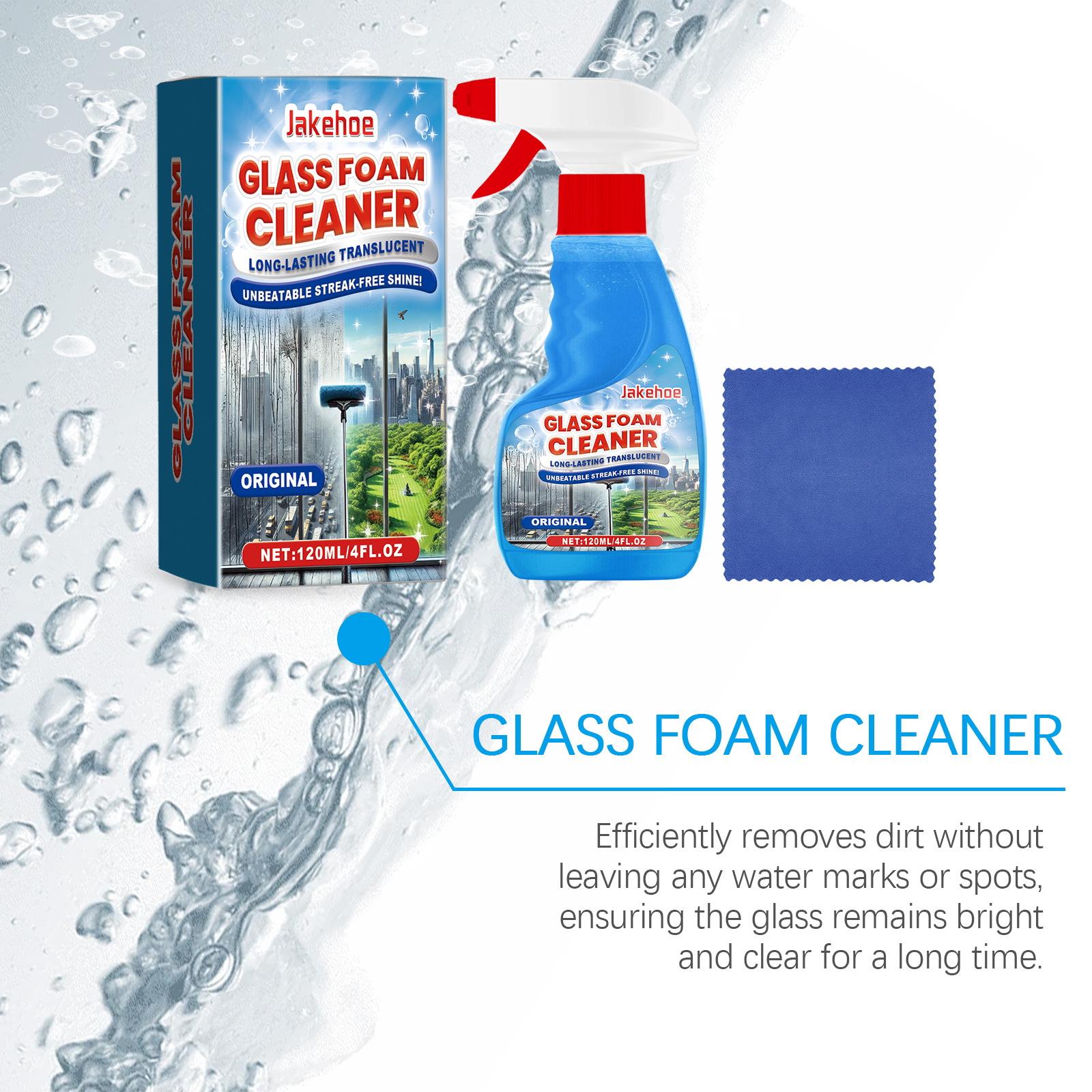 Foaming Glass Cleaner Spray St - Glass Cleaner Streak ulasan dan harga