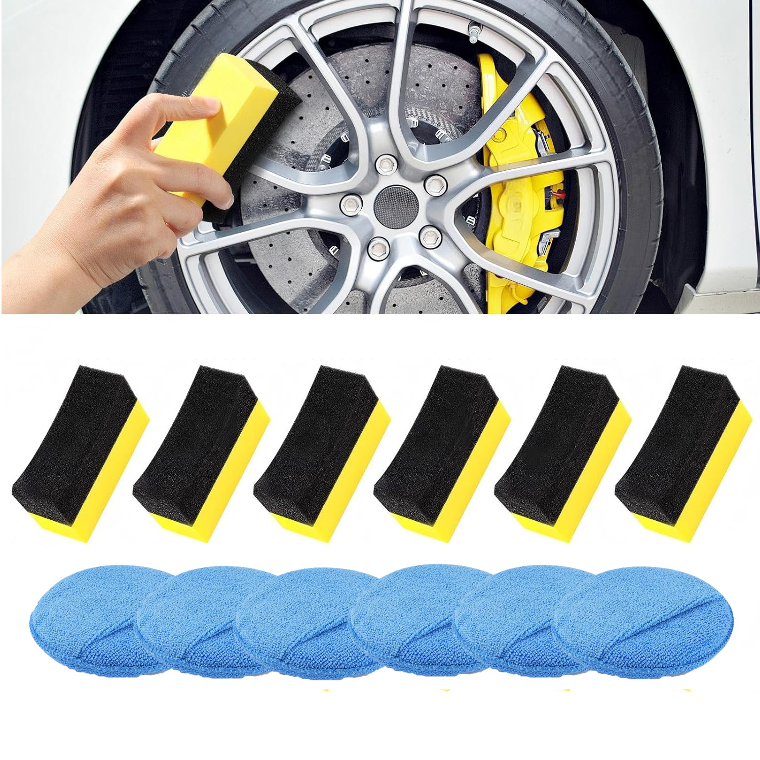 Auto Cleaning Sponge Brush Wax - Wax Applicator Pad ulasan dan harga