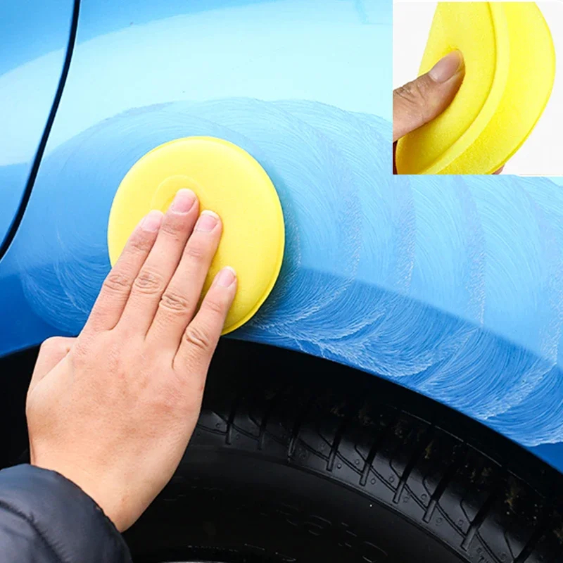 12Pcs Round Car Waxing Polish  - Wax Applicator Pad ulasan dan harga