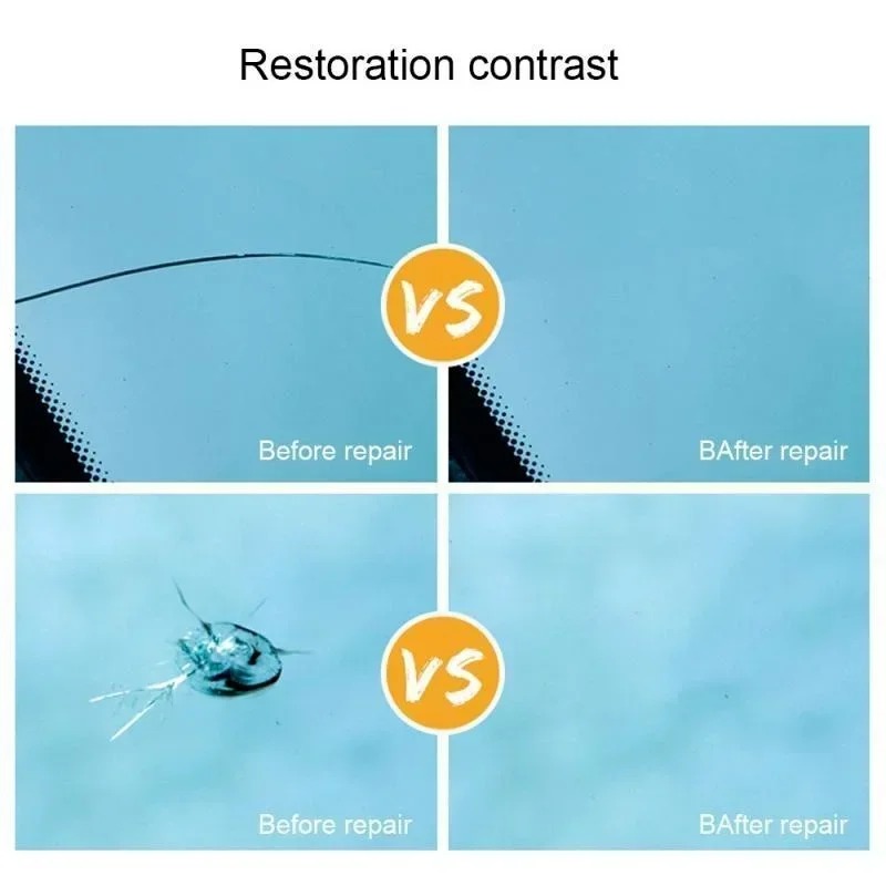 DIY Car Windshield Cracked Rep - Glass Cleaner Streak ulasan dan harga