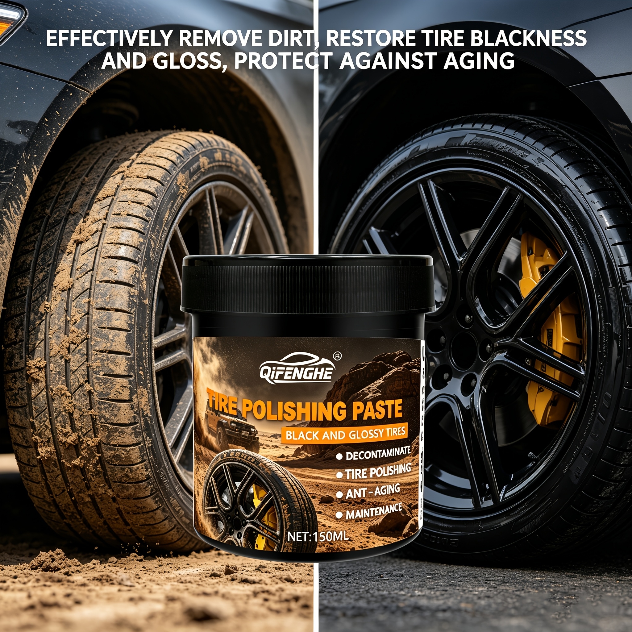 Car Tire Polish Paste Kit - Hi - Wax Applicator Pad ulasan dan harga