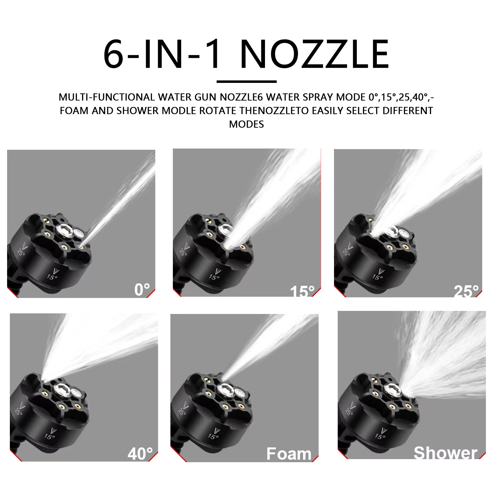 【2026 New】3500W 6-in-1 Nozzle  - Car Shampoo Ph ulasan dan harga