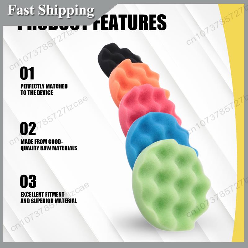 -A99Z 8Pcs/Set Car Sponge Poli - Polish Pad Set Buffer ulasan dan harga