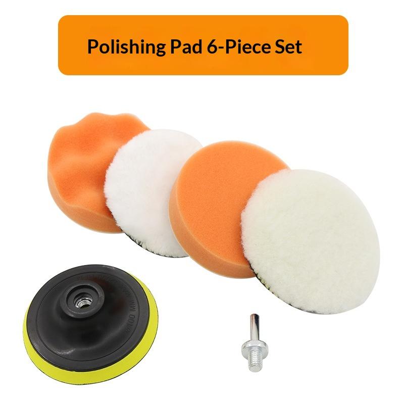 6 Pcs Foam Pad Buffer Kit Poli - Polish Pad Set Buffer ulasan dan harga