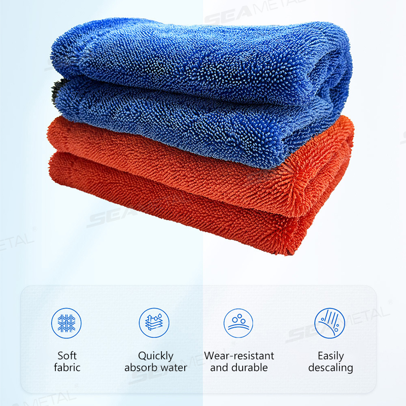 SEAMETAL 1200GSM Car Wash Micr - Microfiber Towel Detailing ulasan dan harga