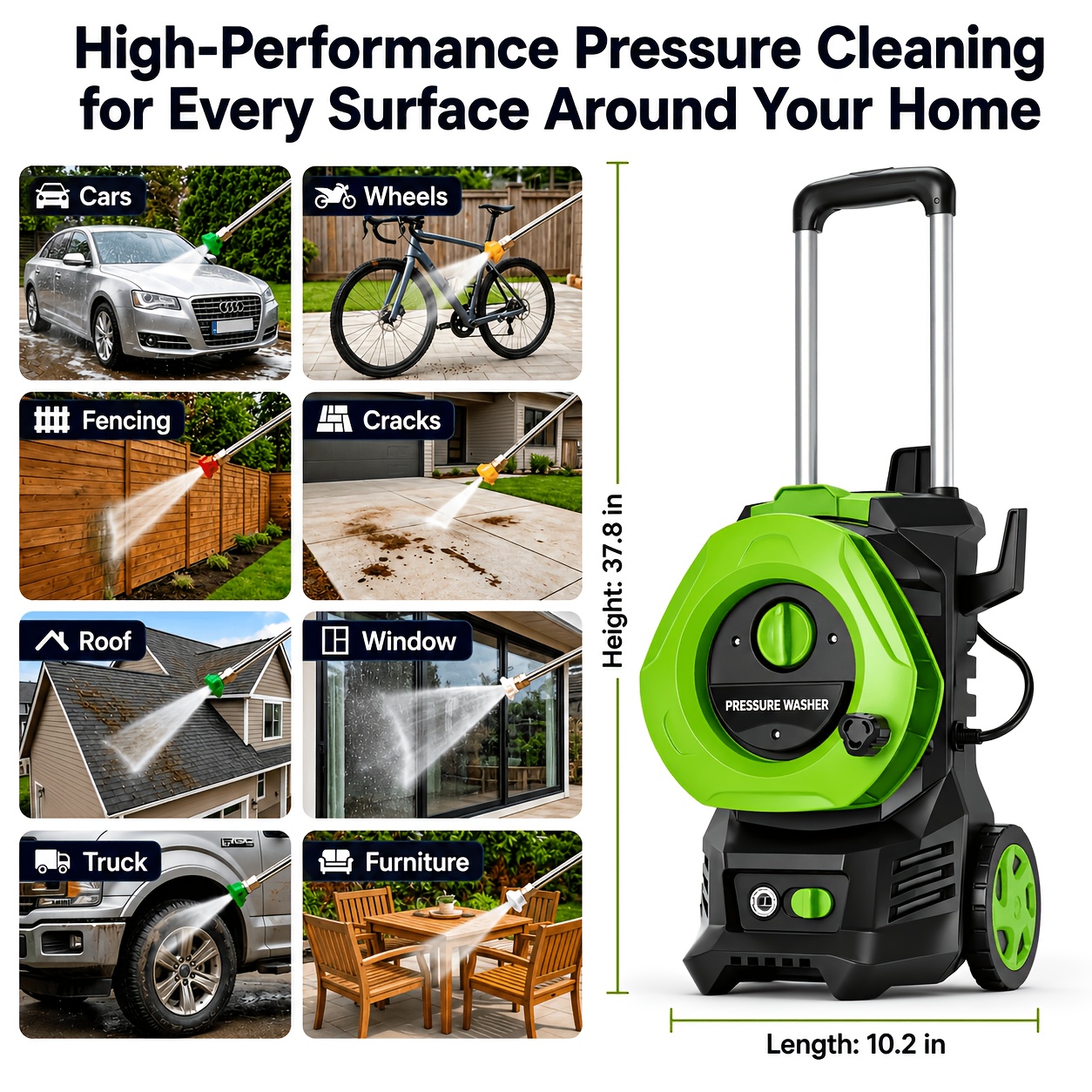 Electric Pressure Washer Power - Foam Cannon Car Wash ulasan dan harga