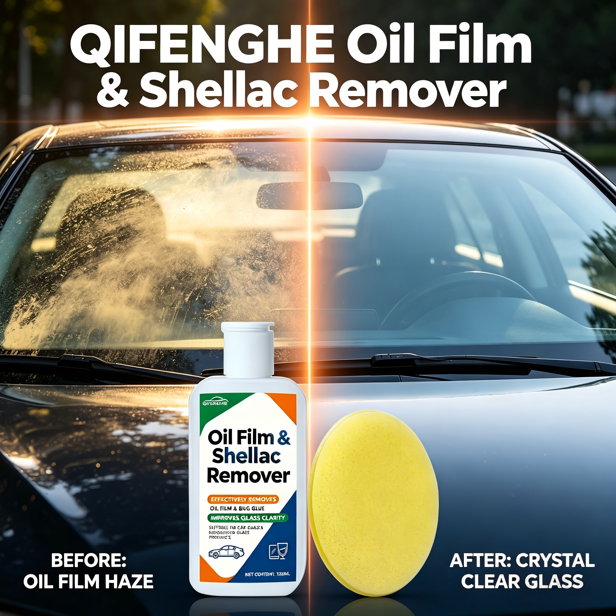 120ML Car Windshield Oil Film  - Glass Cleaner Streak ulasan dan harga