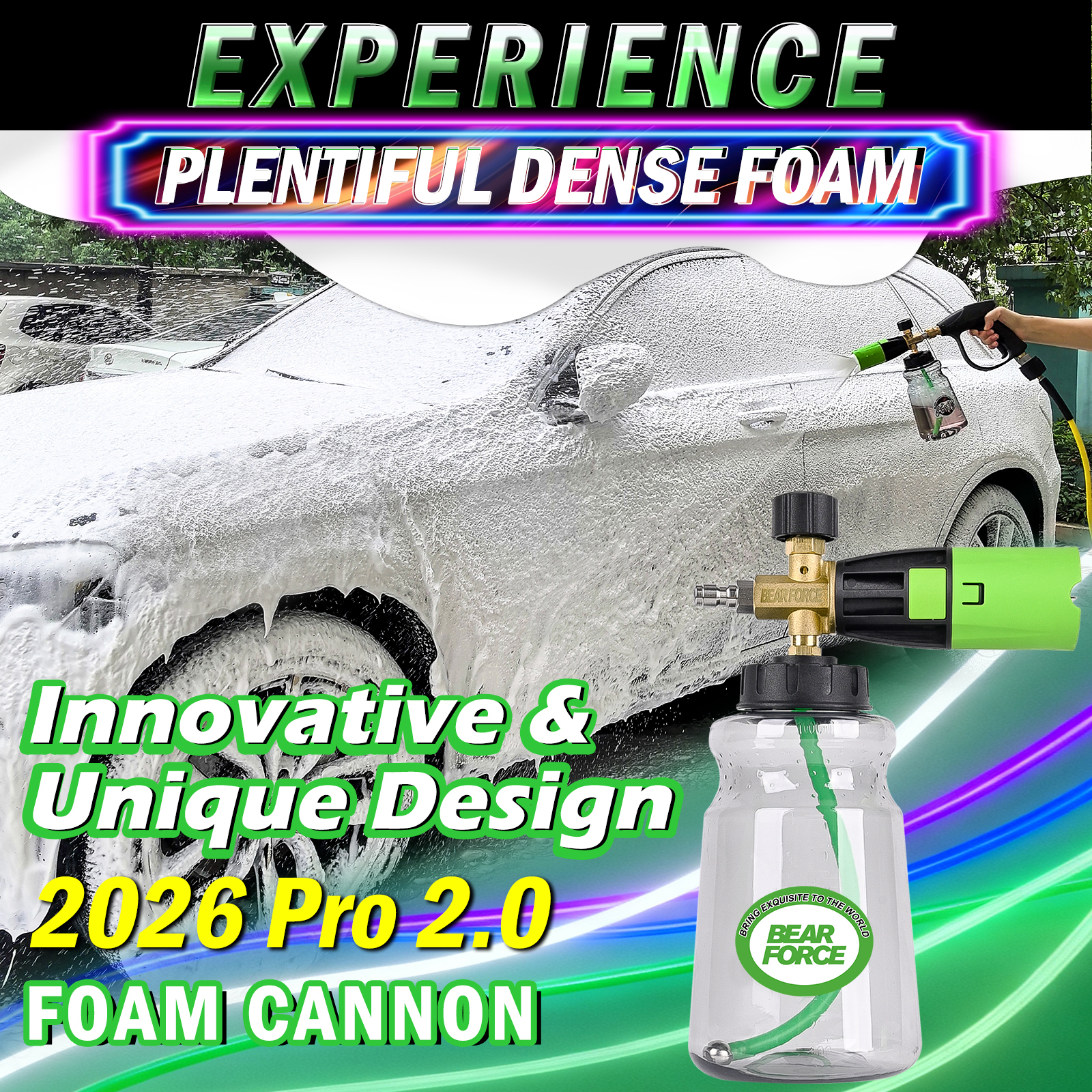 BEAR FORCE Innovative Pressure - Foam Cannon Car Wash ulasan dan harga