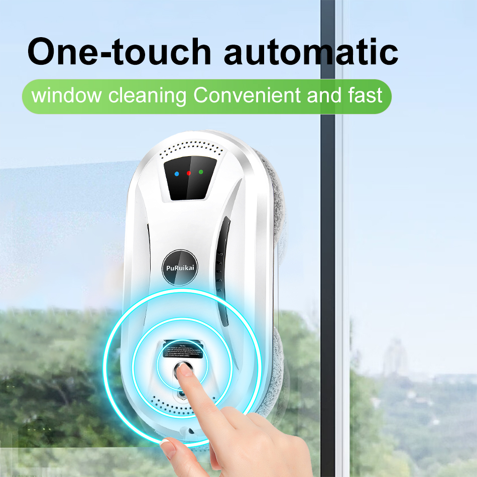 PuRuiKai AI Window Cleaning Ro - Glass Cleaner Streak ulasan dan harga