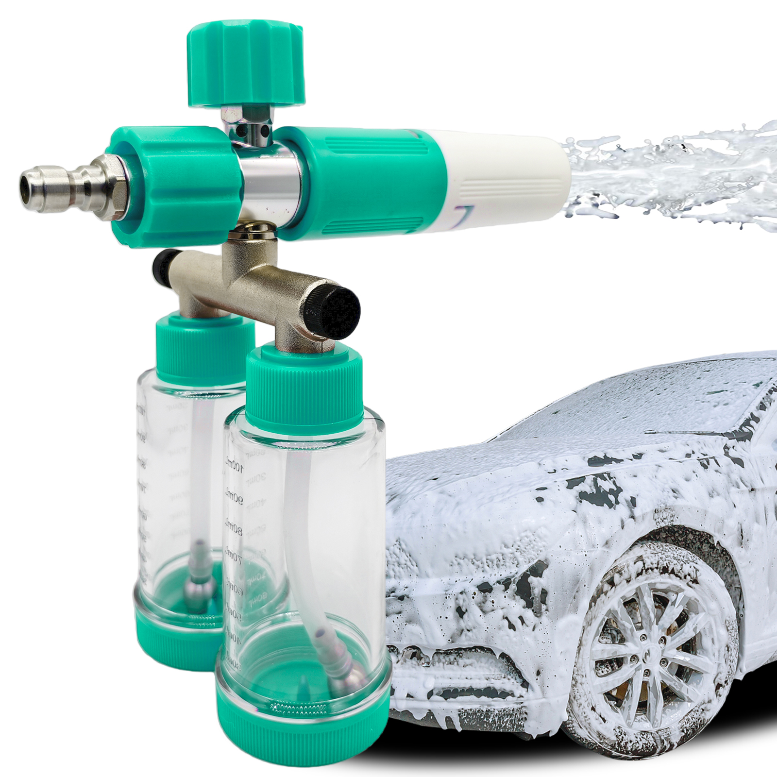 100ML Dual-Kettle Foam Sprayer - Pressure Washer Foam Gun ulasan dan harga