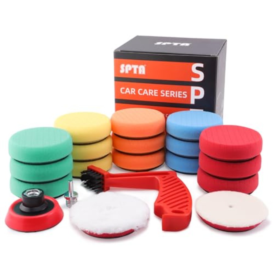 20pcs 3inch 80mm Car Foam Poli - Car Cleaning Brush ulasan dan harga