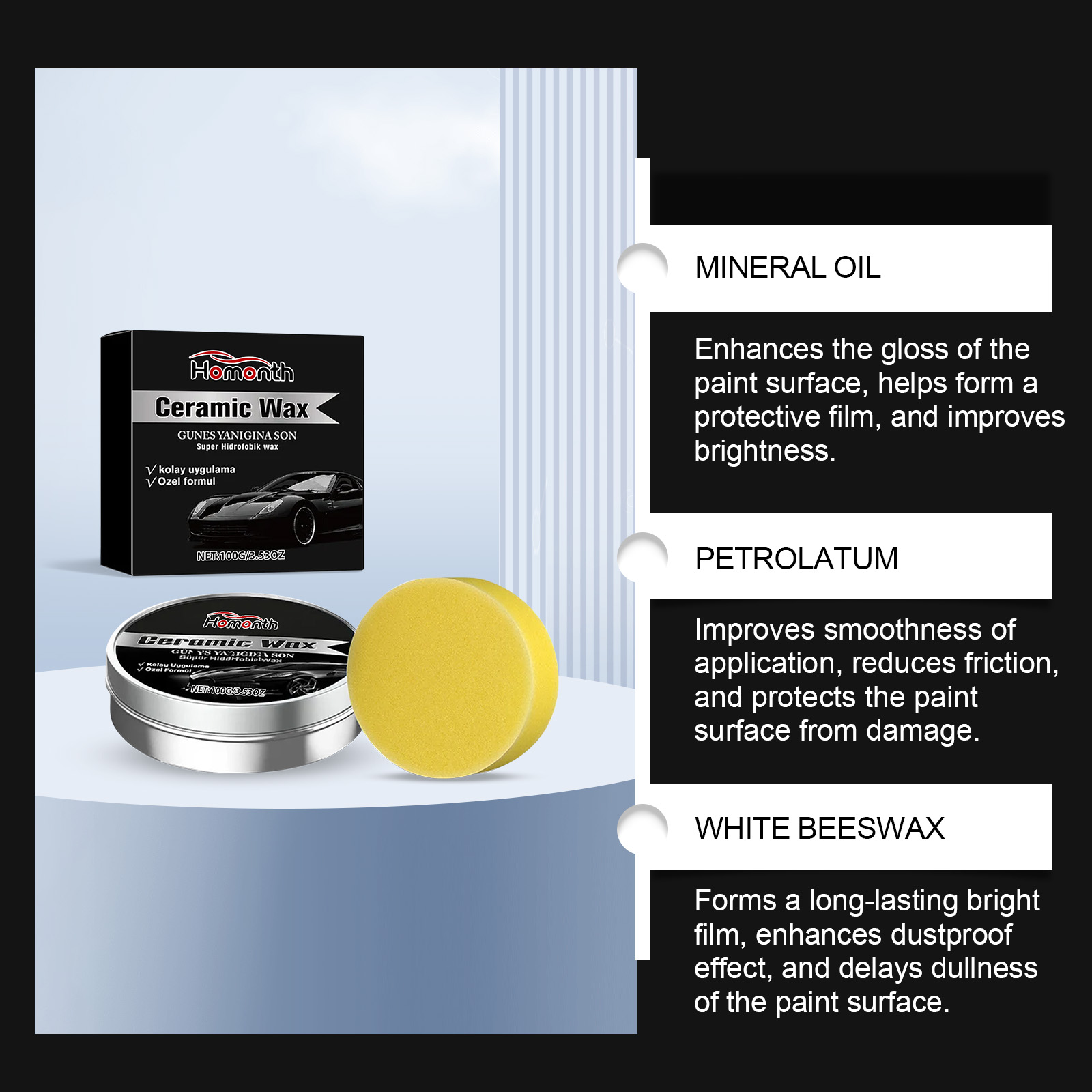 Car Coating Polishing Care Wax - Car Wax Ceramic Coating ulasan dan harga