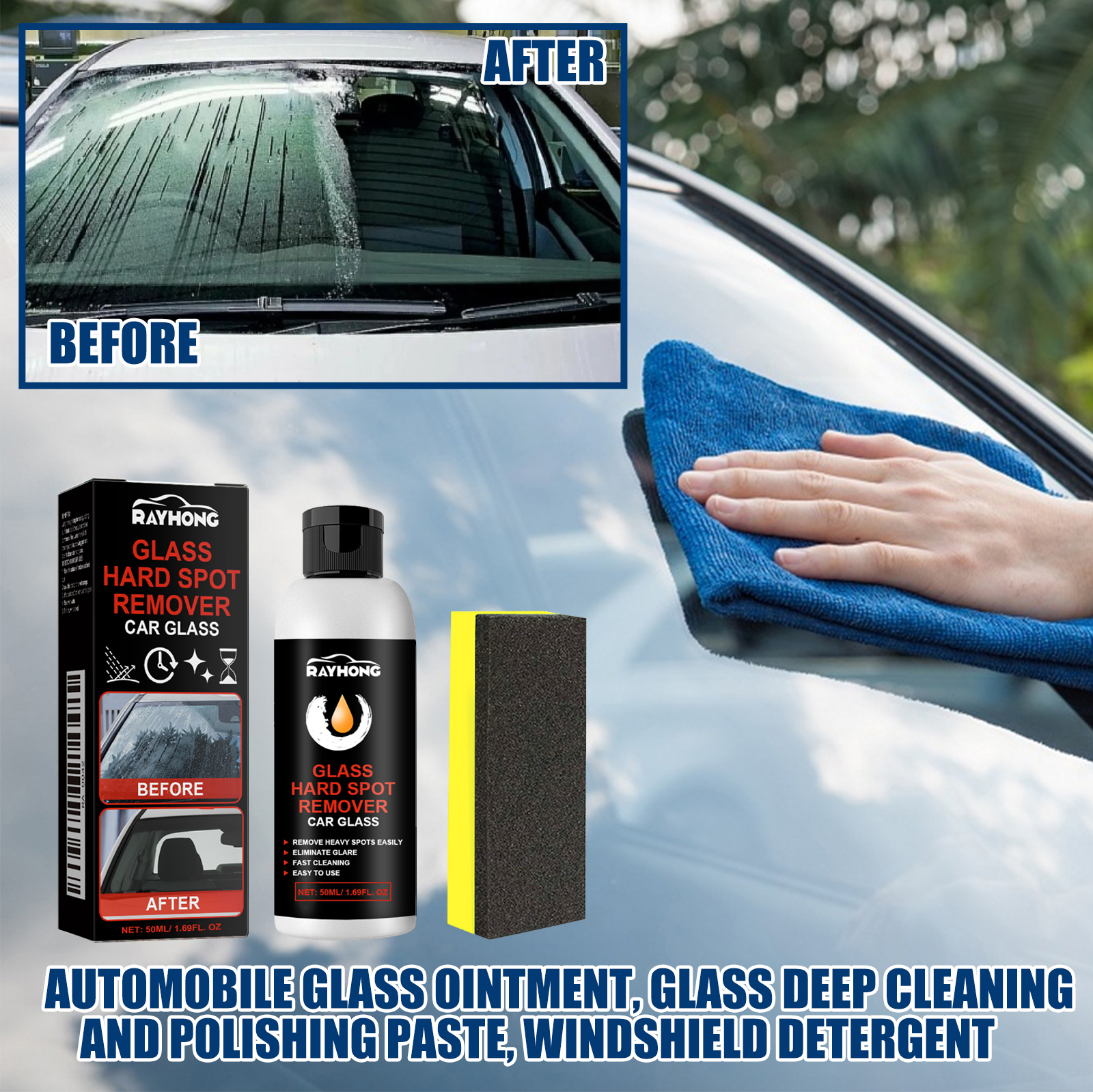 Car Glass Polishing Paste Wind - Car Shampoo Ph ulasan dan harga