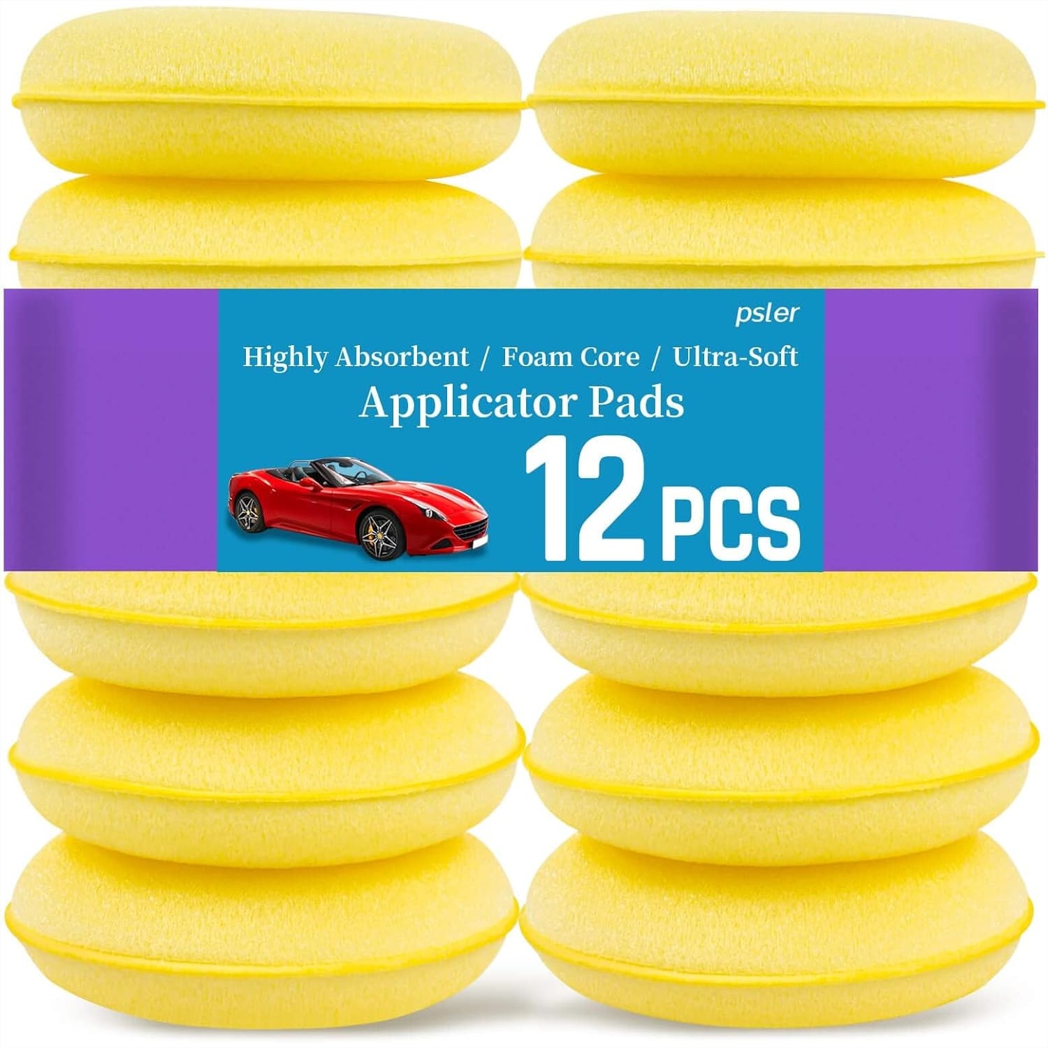 Foam Applicator Pads 4 Inch 12 - Wax Applicator Pad ulasan dan harga