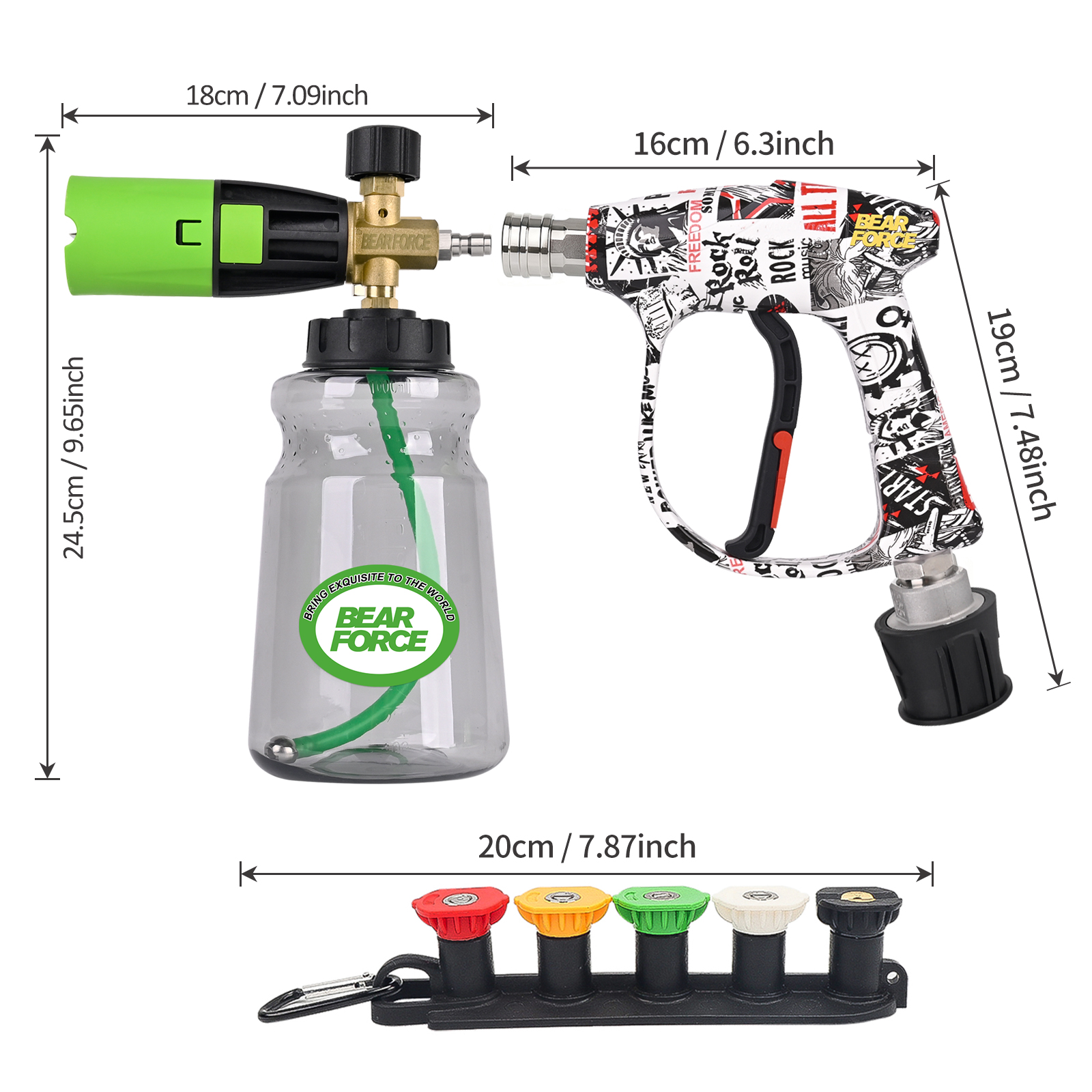 BEAR FORCE Pressure Washer Foa - Foam Cannon Car Wash ulasan dan harga